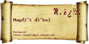 Magát Ábel névjegykártya